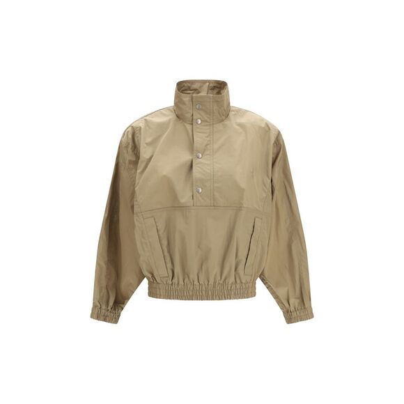 SAINT LAURENT Jackets & Blazers - Saint Laurent Women Crinkled-Effect Windbreaker